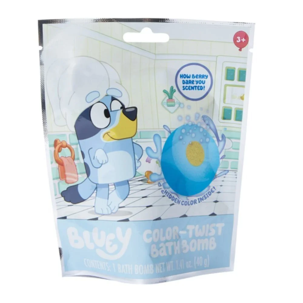 Bluey Color-Twist Scented Bath Bomb 1.41oz Lot of 4 new in package